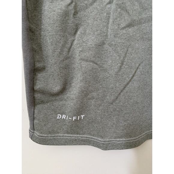 The Nike Tee Dri Fit Men Size S Shirt Gray MLB Baseball 3/4 Sleeve Athletic Cut - Picture 4 of 6